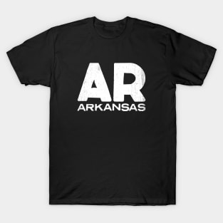 AR Arkansas State Vintage Typography T-Shirt